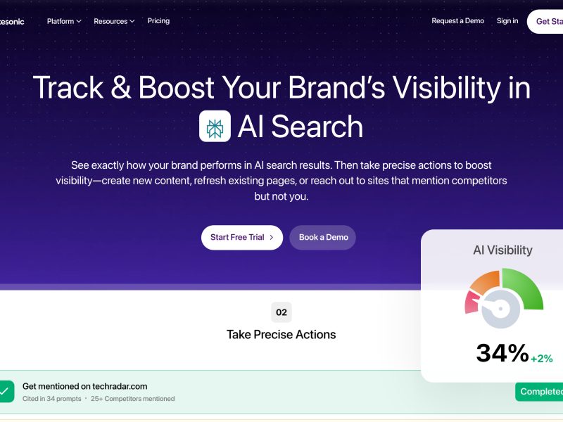 Writesonic - AI Search Visibility Tracking & Optimization Platform