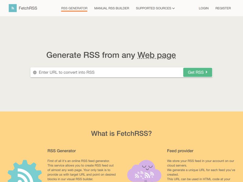RSS Generator - FetchRSS